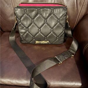 Black Quilted Crossbody Bag